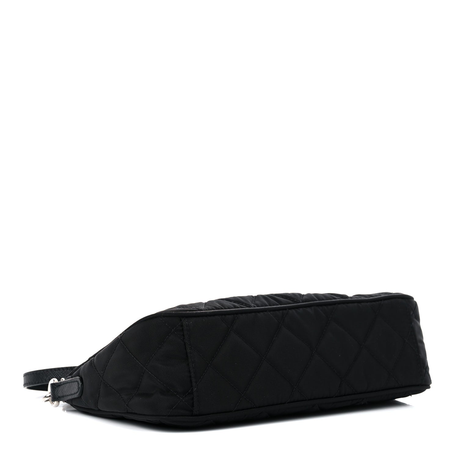 Prada Nylon Tessuto Impuntu Quilted Crossbody Bag Black 3 of 11