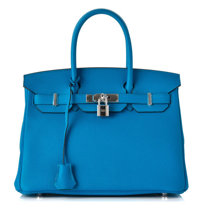 Hermes Togo Birkin 30 Bleu Zanzibar Malachite 1 of 37