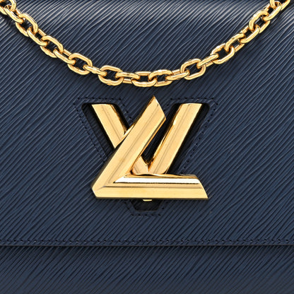 Louis Vuitton Epi Twist Shoulder Bag MM Indigo 7 of 9
