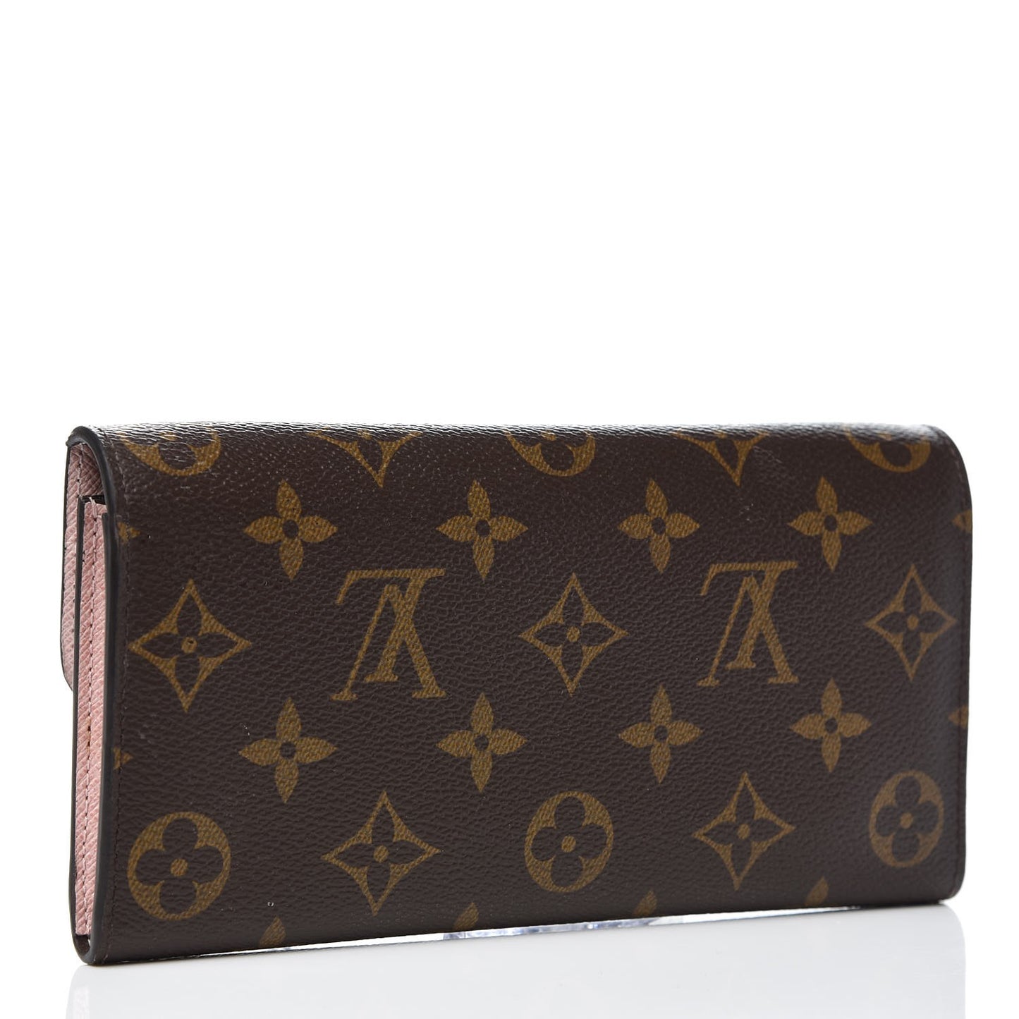 Monogram Emilie Wallet Rose Ballerine