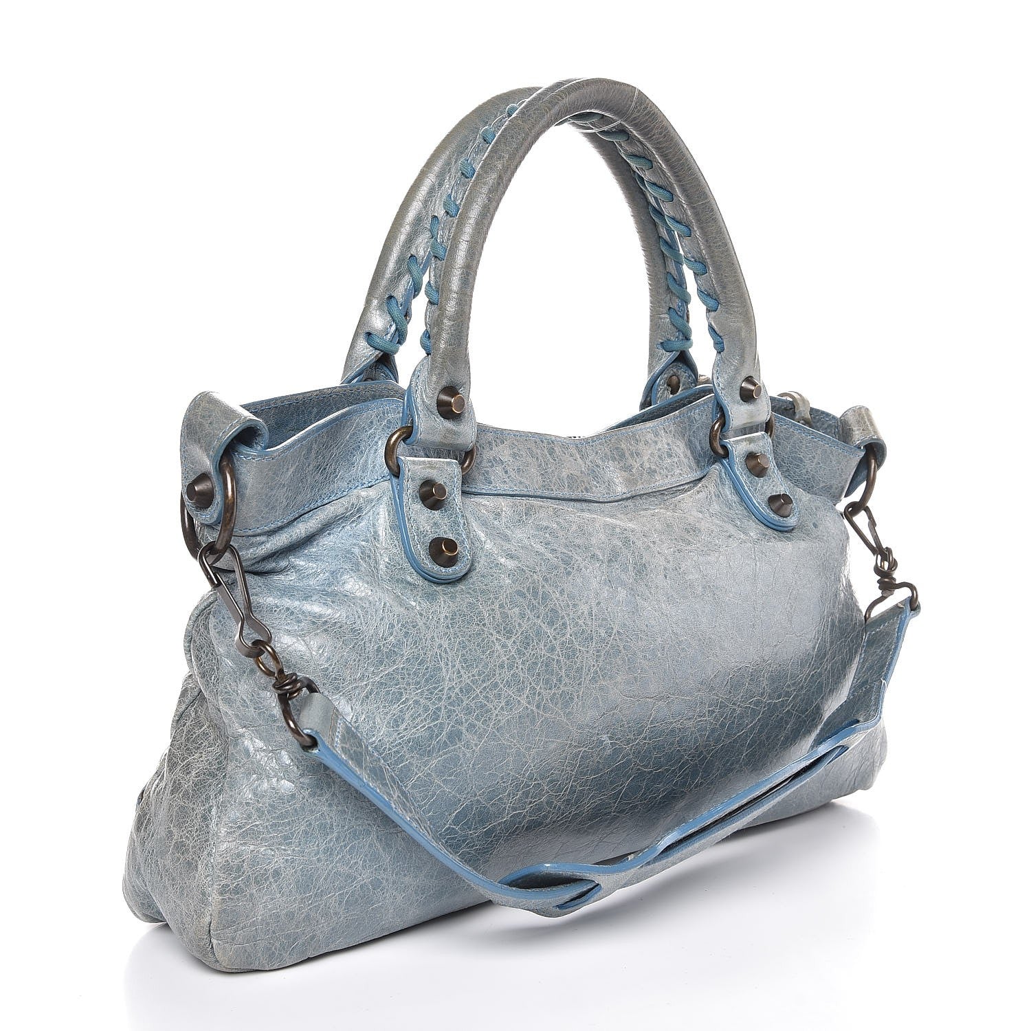 Balenciaga Agneau Classic Hardware First Sky Blue 4 of 9