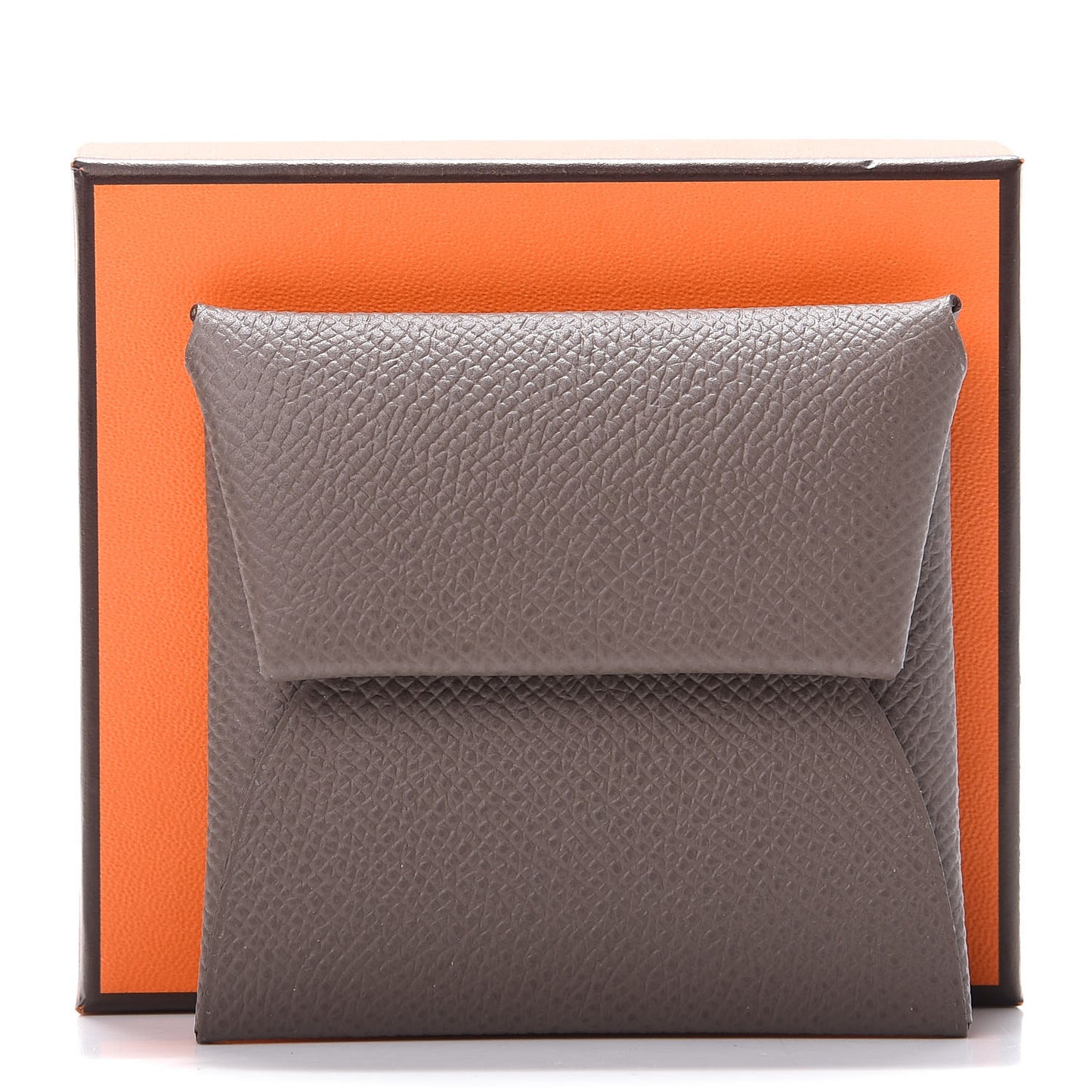 Epsom Bastia Verso Coin Purse Gris Etain Vert Criquet