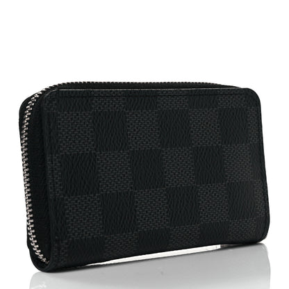Louis Vuitton Damier Graphite Zippy Coin Purse Vertical 3 of 8