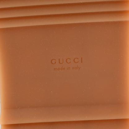 Gucci Monogram Jumbo GG Angelina Platform 55mm Slide Sandals 37 Beige Perfect Pink 7 of 9