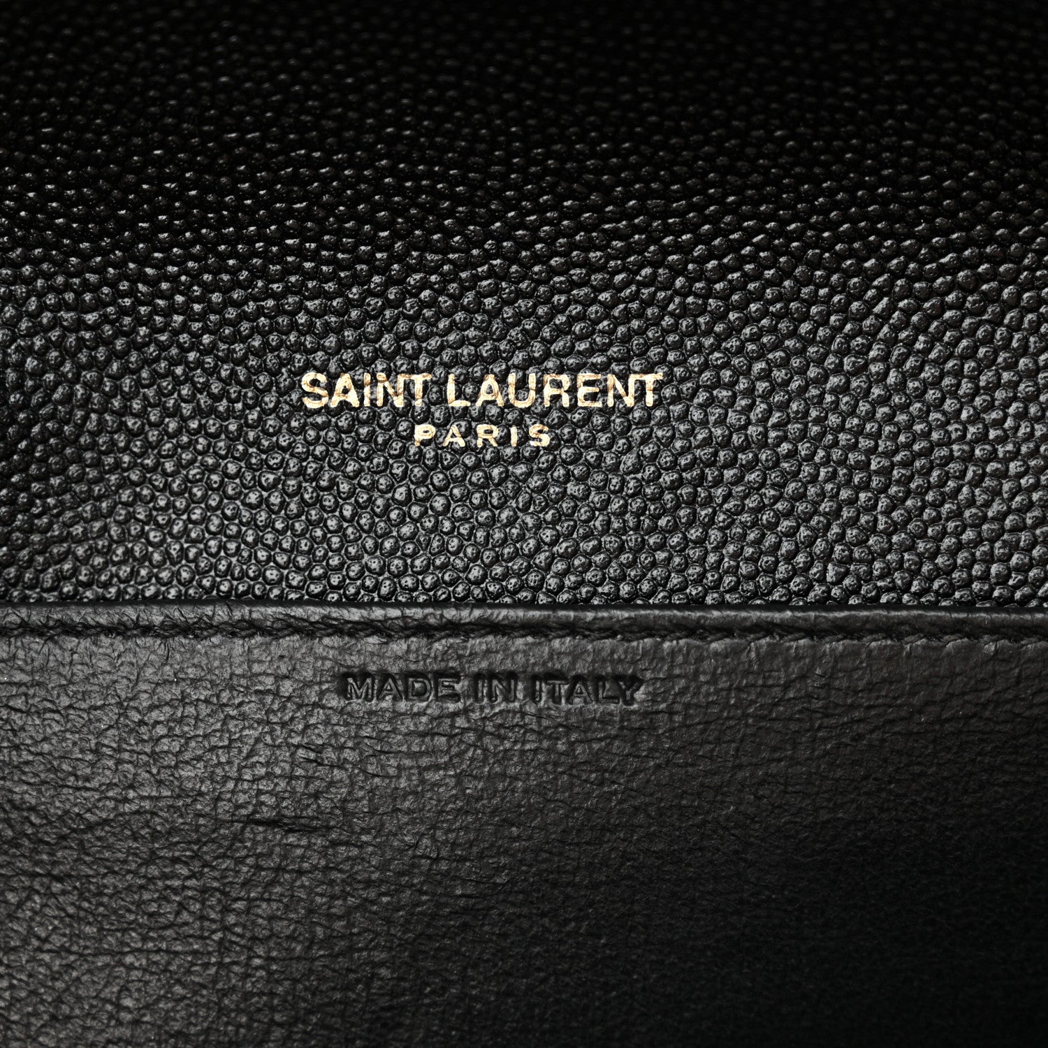 Saint Laurent Grain de Poudre Uptown Chain Wallet Black 7 of 12