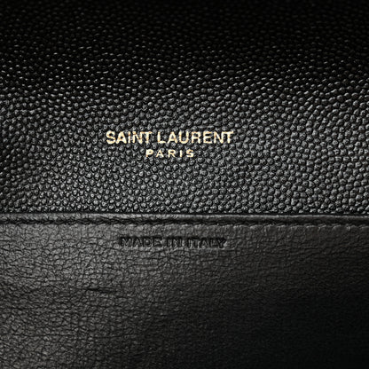 Saint Laurent Grain de Poudre Uptown Chain Wallet Black 7 of 12