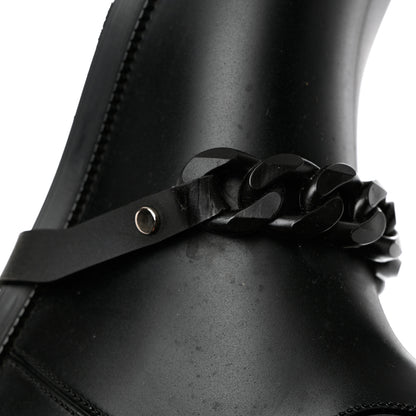 Givenchy PVC Chain Strap Rain Boots 40 Black 10 of 11