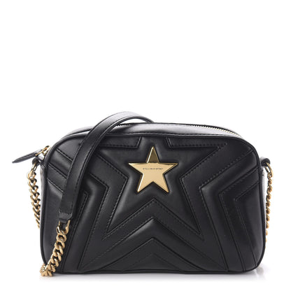 Stella McCartney Eco Alter Nappa Star Patch Shoulder Bag Black 1 of 10