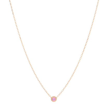 Cartier 18K Pink Gold Pink Sapphire D'Amour Pendant Necklace 1 of 4