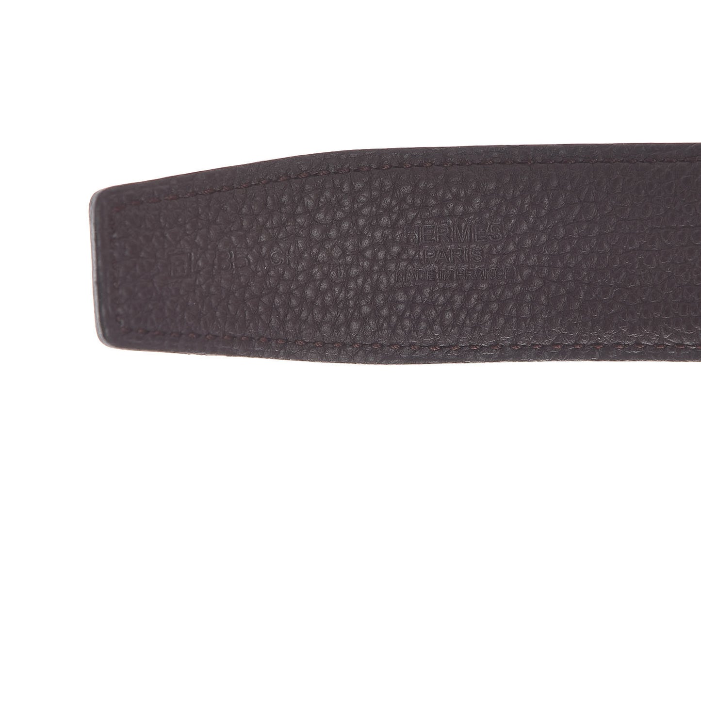 Tadelakt Togo 32mm H Belt 85 Chocolate Rouge H