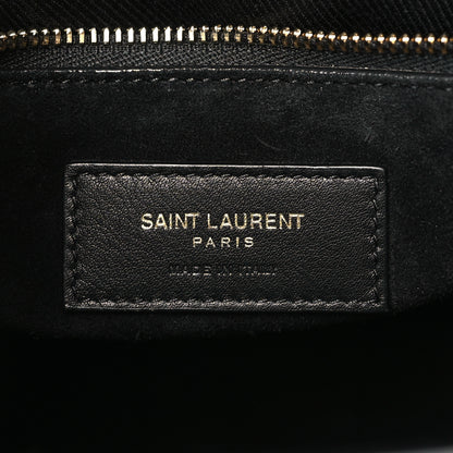 Saint Laurent Grained Calfskin Monogram Niki Satchel Black 6 of 10