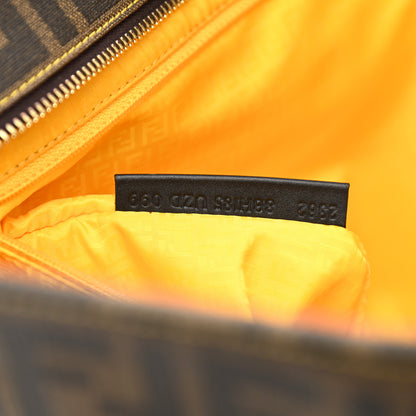 Fendi Zucca Spalmati Medium Roll Tote Tobacco Yellow 7 of 11