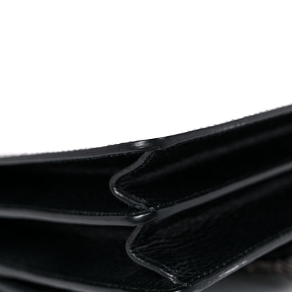 Gucci Pebbled Calfskin Small Dionysus Shoulder Bag Black 11 of 14