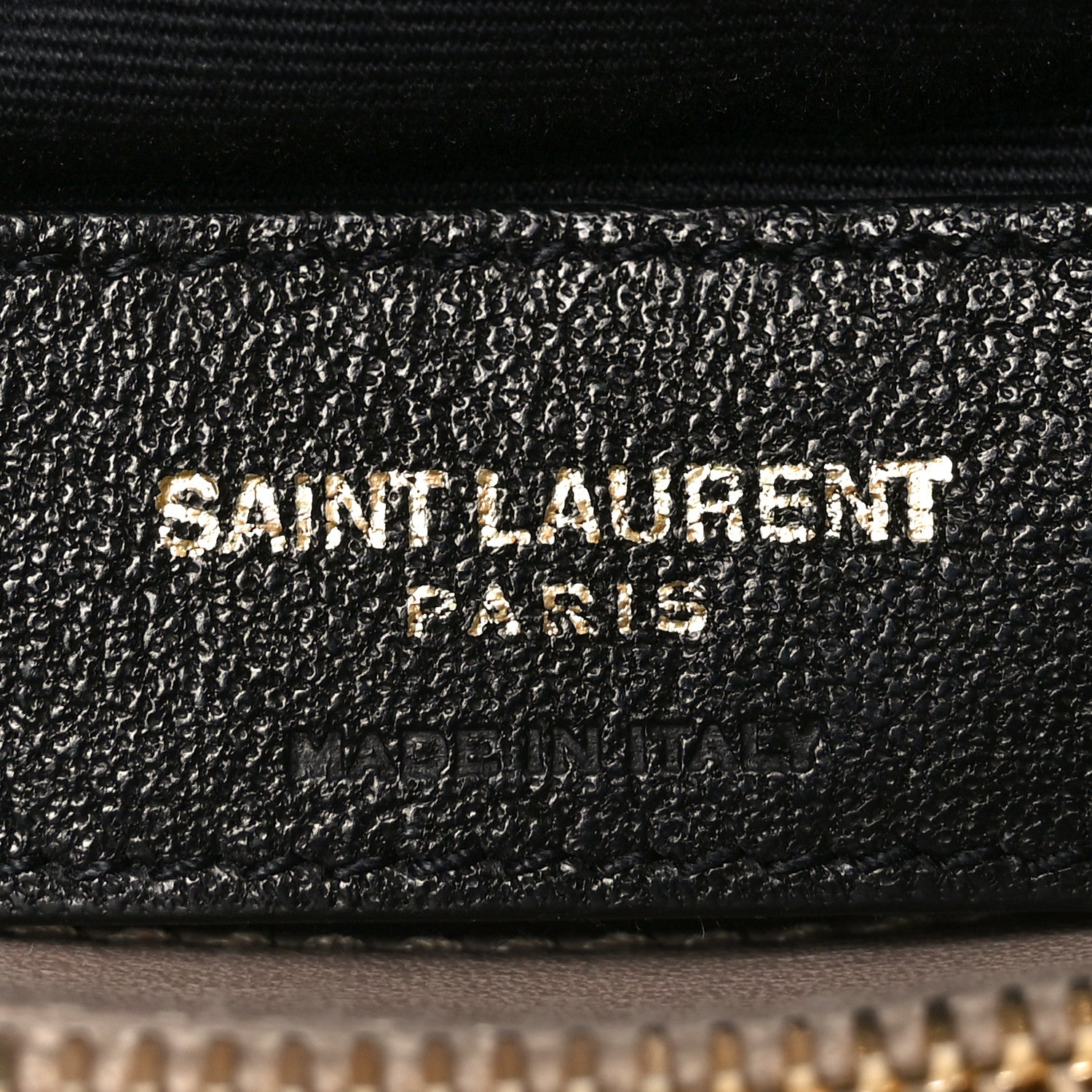 Saint Laurent Calfskin Y Quilted Monogram Medium Loulou Chain Satchel Dark Beige 6 of 10