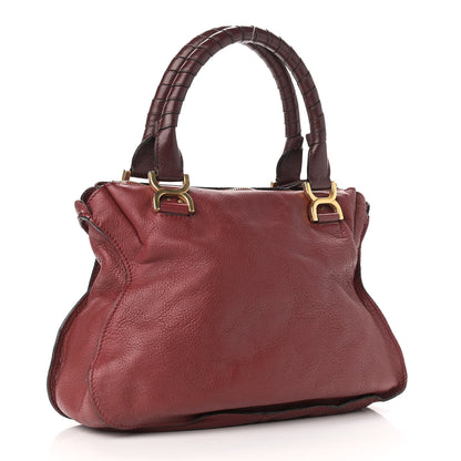 Chloe Calfskin Medium Marcie Satchel Garnet 3 of 16