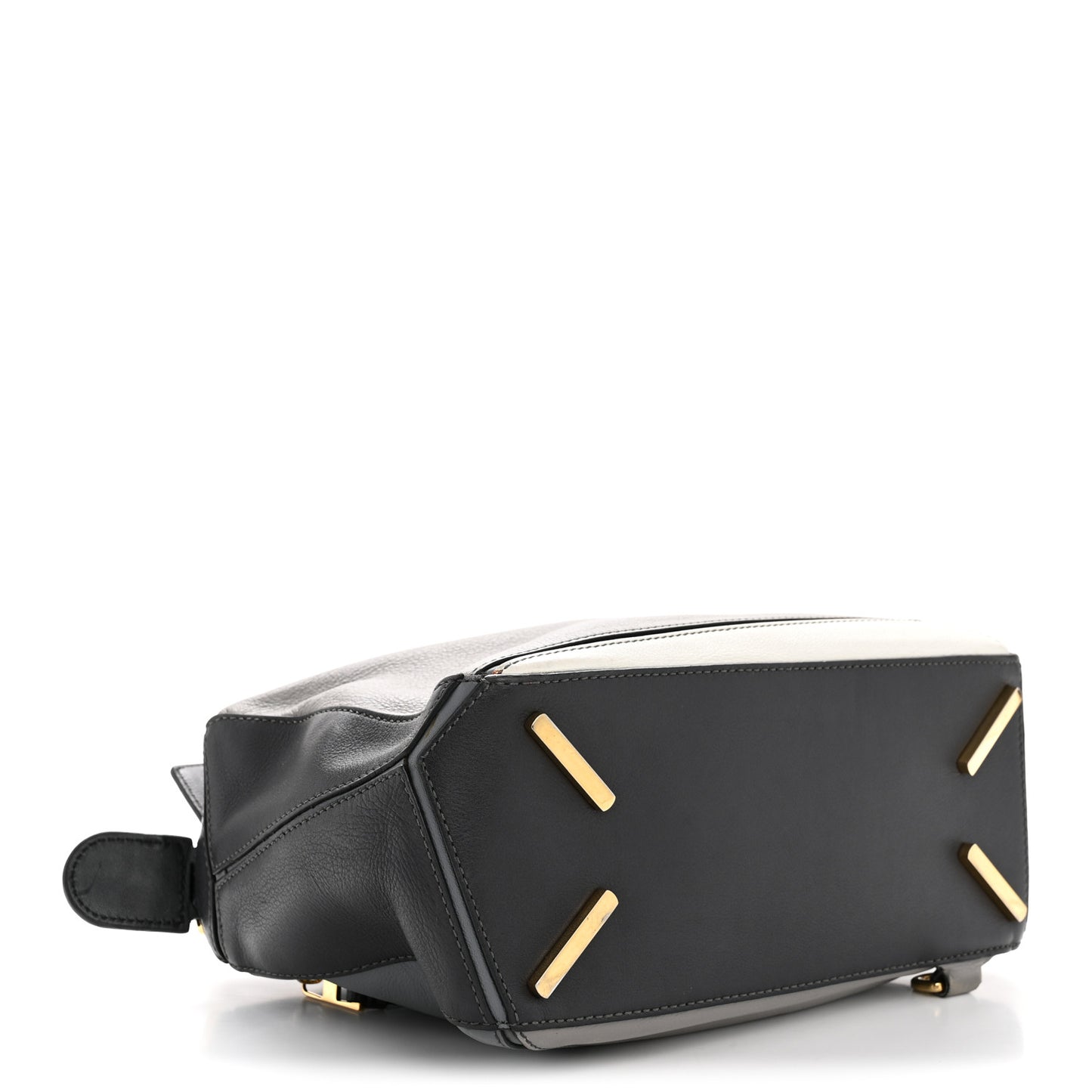 Calfskin Small Puzzle Bag Grey Multitone
