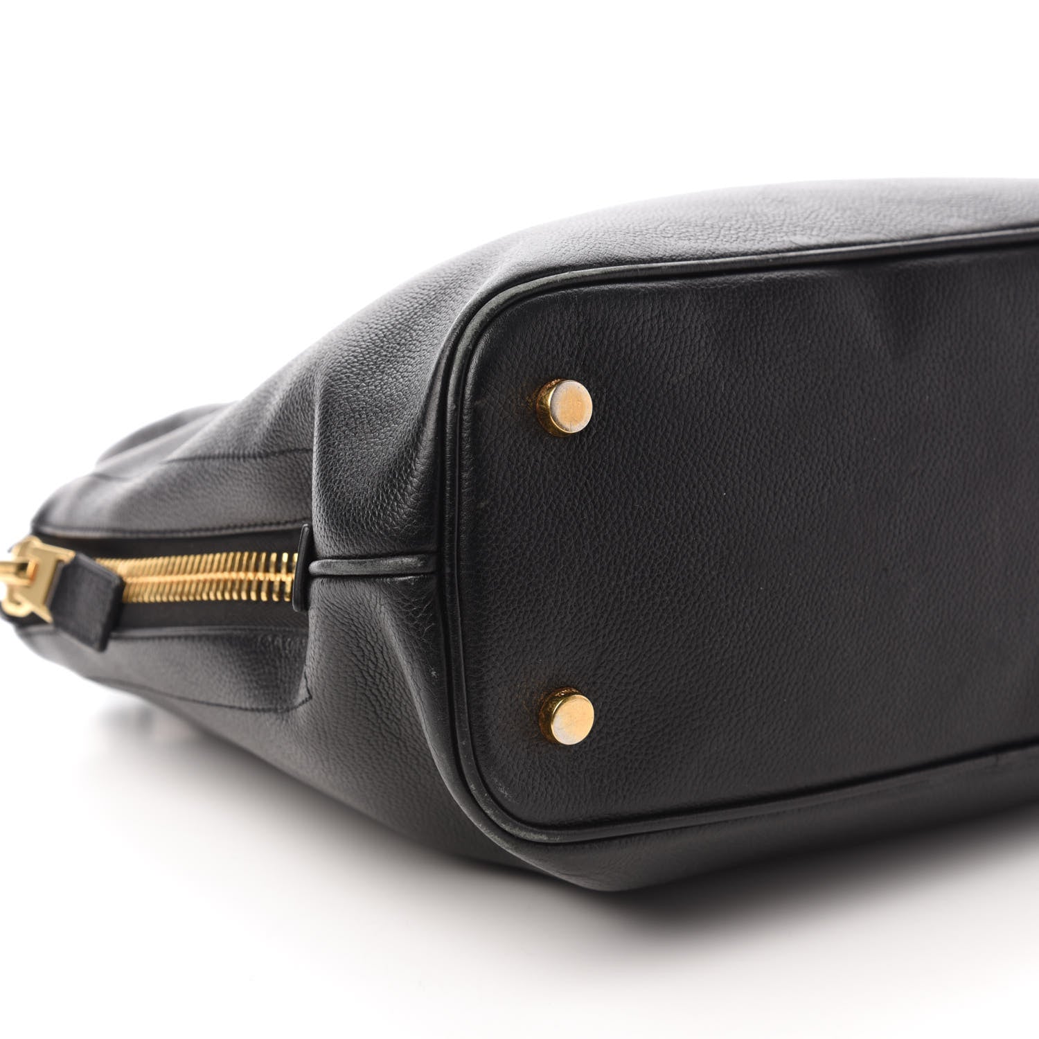 Tom Ford Pebbled Calfskin Medium Jennifer Zip Tote Black 6 of 10