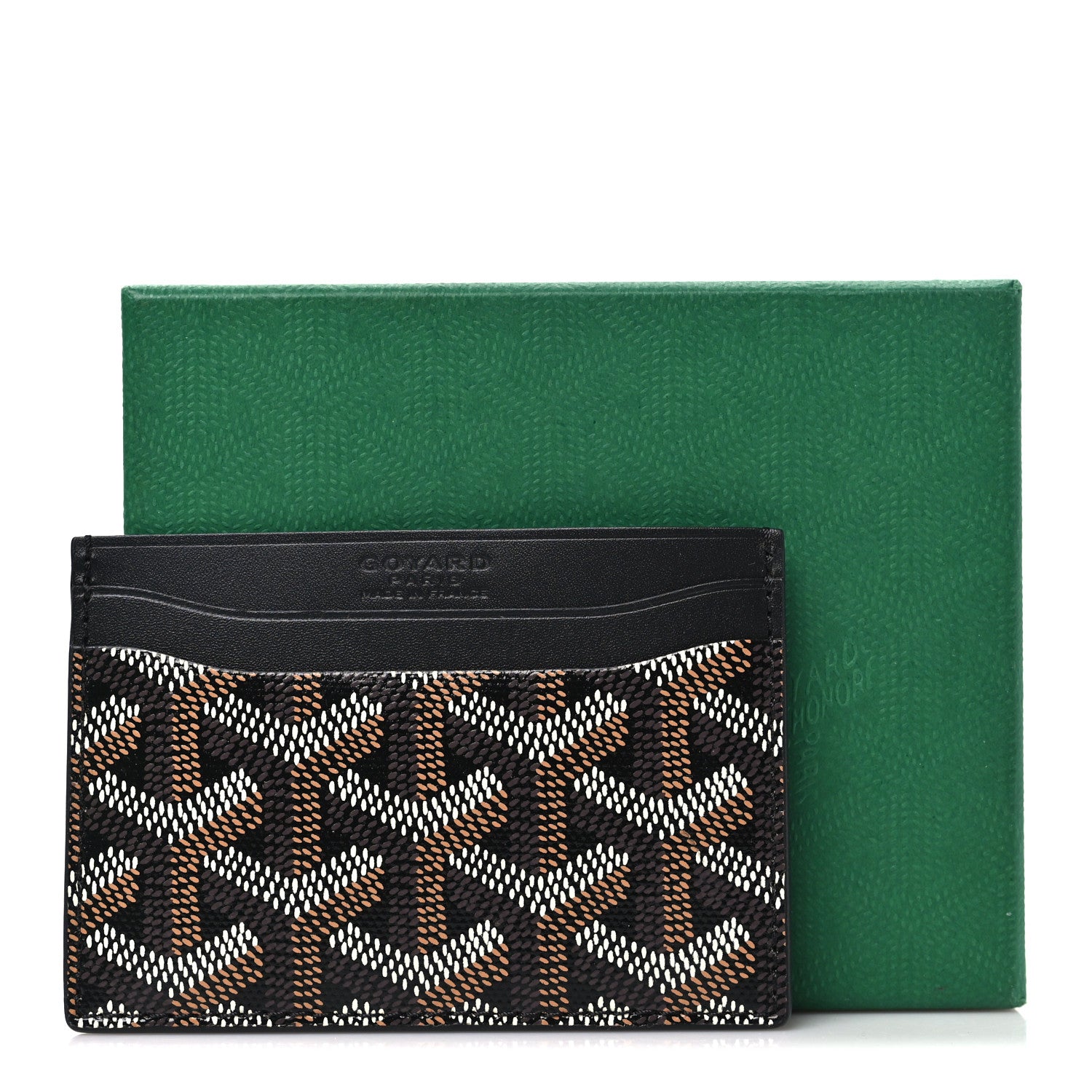 Goyard Goyardine Saint Sulpice Card Holder Black 8 of 8