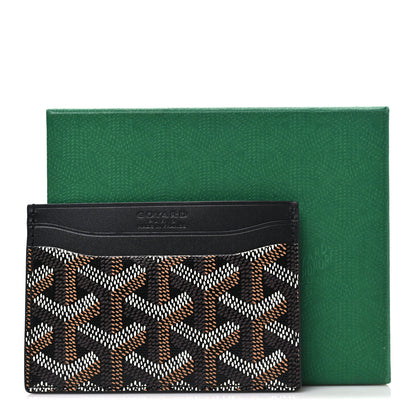 Goyard Goyardine Saint Sulpice Card Holder Black 8 of 8
