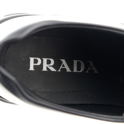 Prada Spazzolato Rois Monolith 55mm Derby Loafers 39 Black 8 of 8