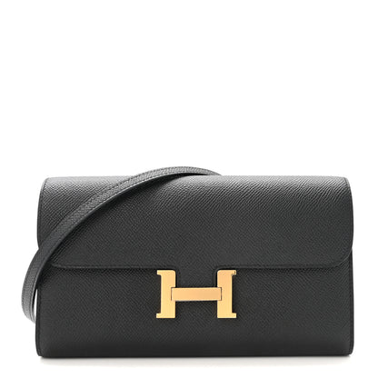 Hermes Epsom Constance Wallet To Go Black 1 of 11