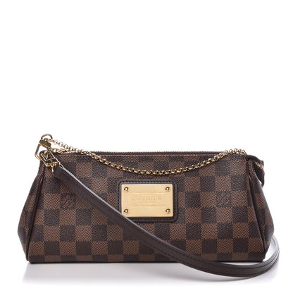 Louis Vuitton Damier Ebene Eva Clutch 1 of 7