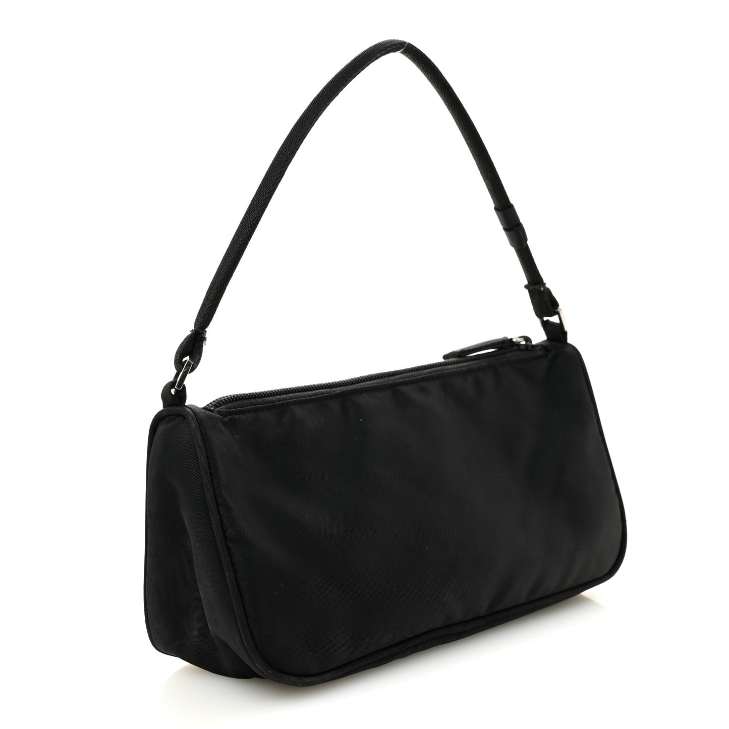 Tessuto Nylon Pochette Bag Black