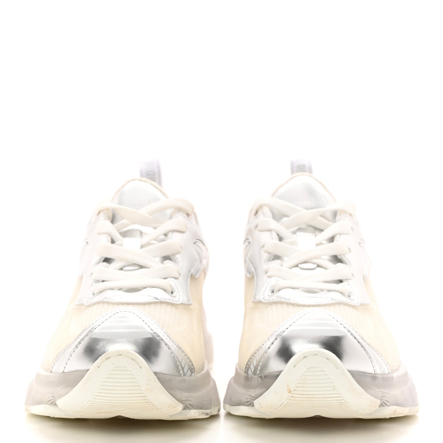 Matte Technical Fabric Mesh Dior Vibe Sneakers 36 White Silver