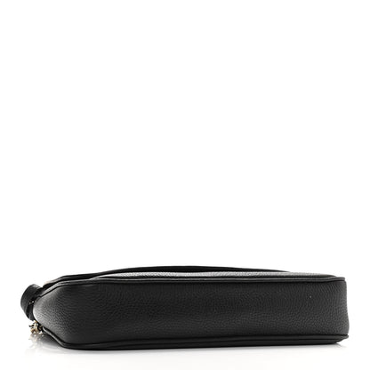 Gucci Pebbled Calfskin Medium Soho Flap Crossbody Black 4 of 10