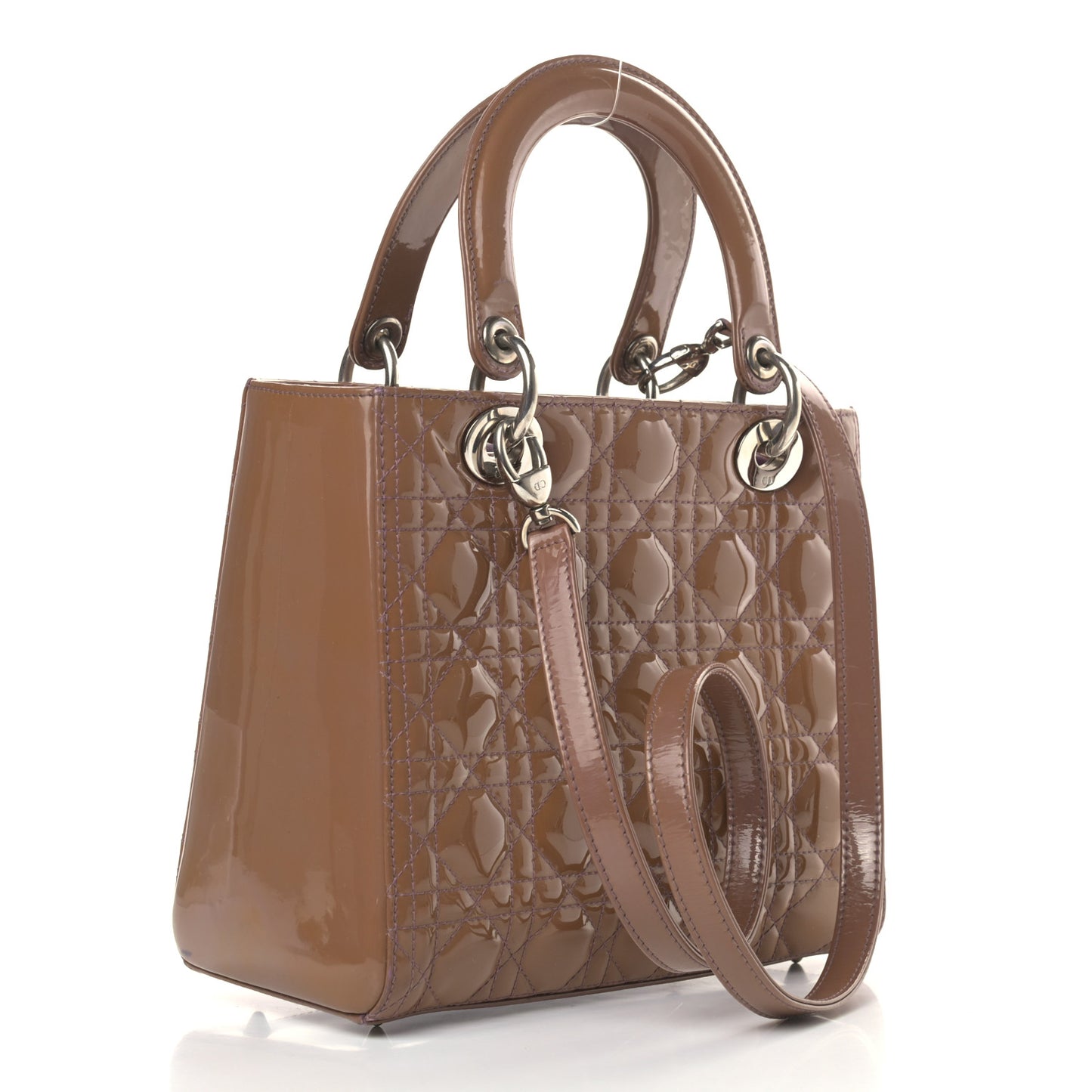 Patent Cannage Medium Lady Dior
