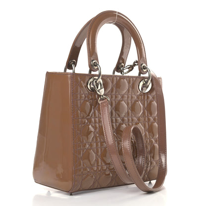 Christian Dior Patent Cannage Medium Lady Dior 2 of 10