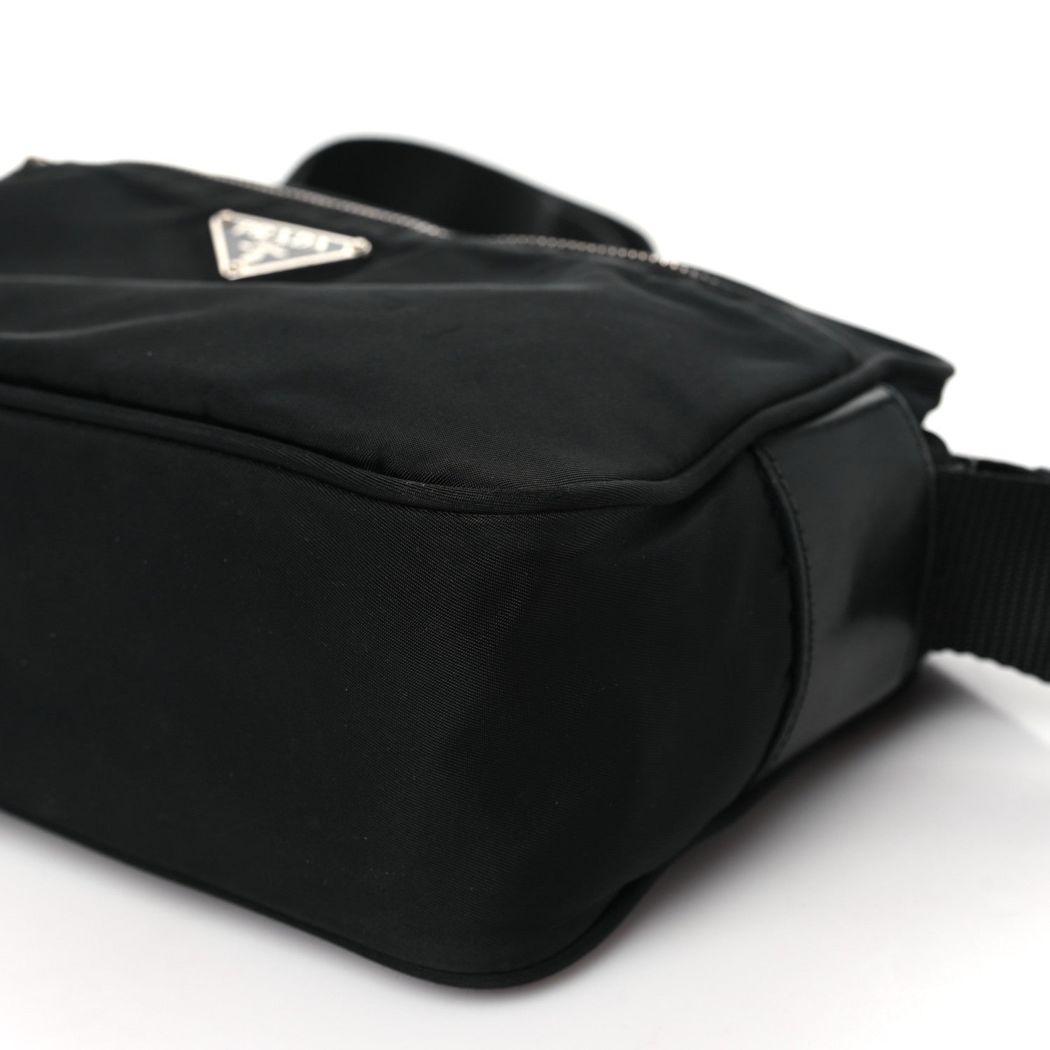 Prada Nylon Tessuto Messenger Bag Black 10 of 10