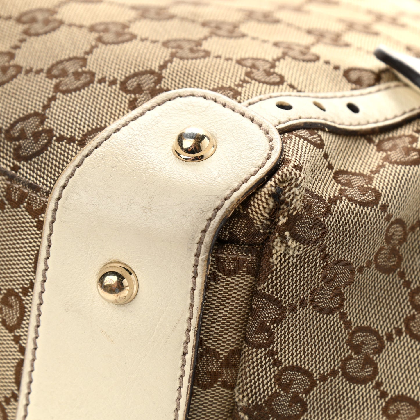 Monogram Small Pelham Shoulder Bag Off White