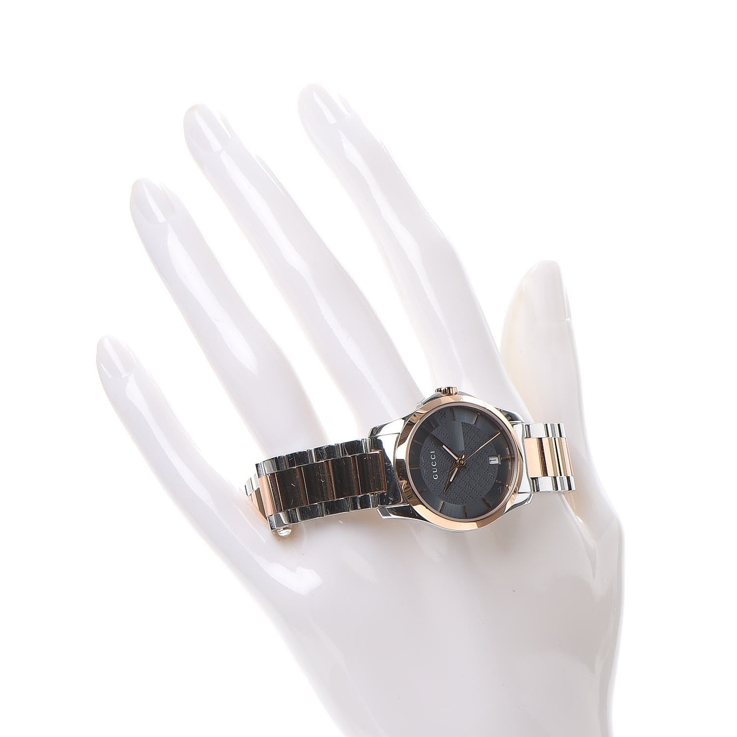 Gucci Stainless Steel 27mm 126.5 G-Timeless Quartz Watch Grey 2 of 10