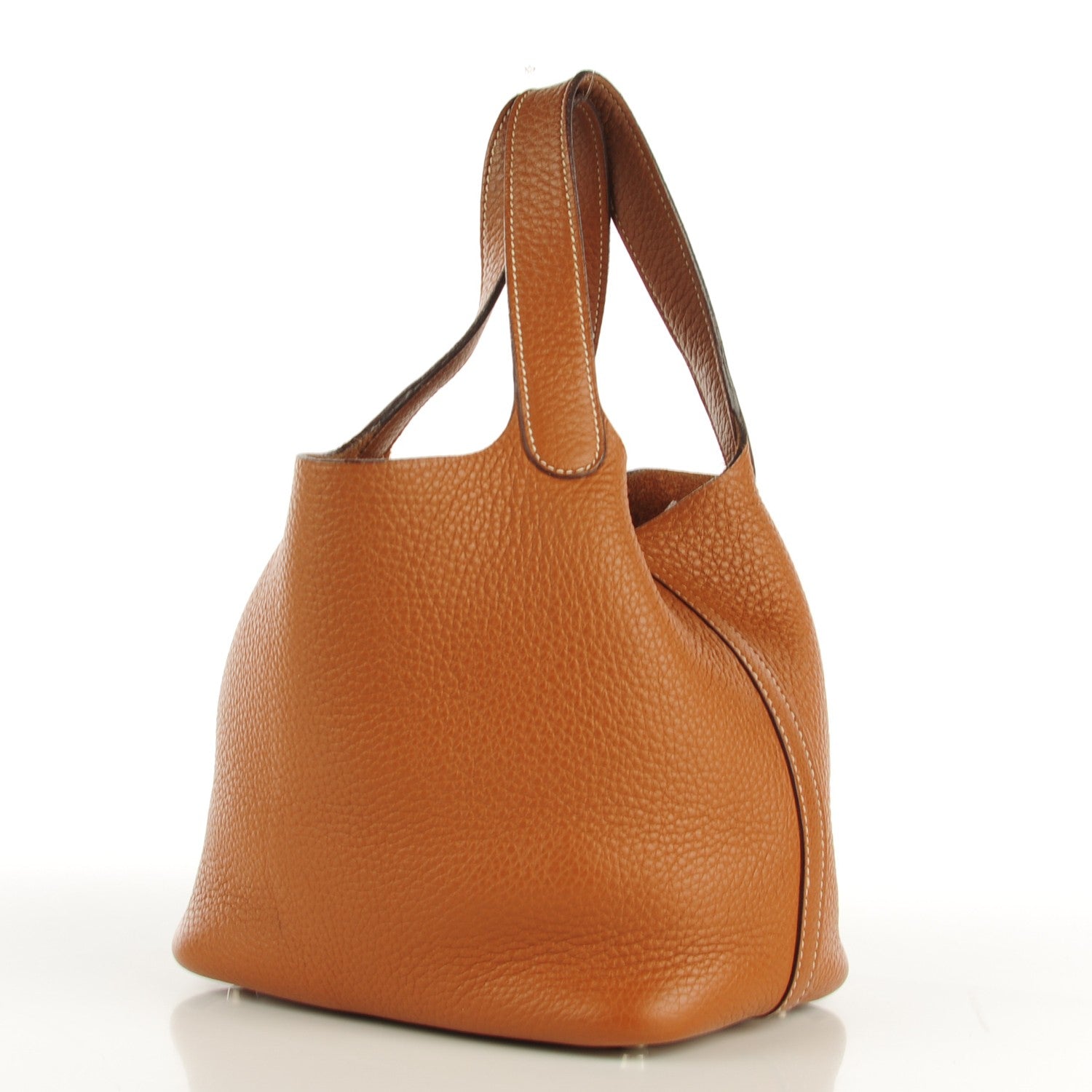 Hermes Taurillon Clemence Picotin 18 PM Gold 3 of 7