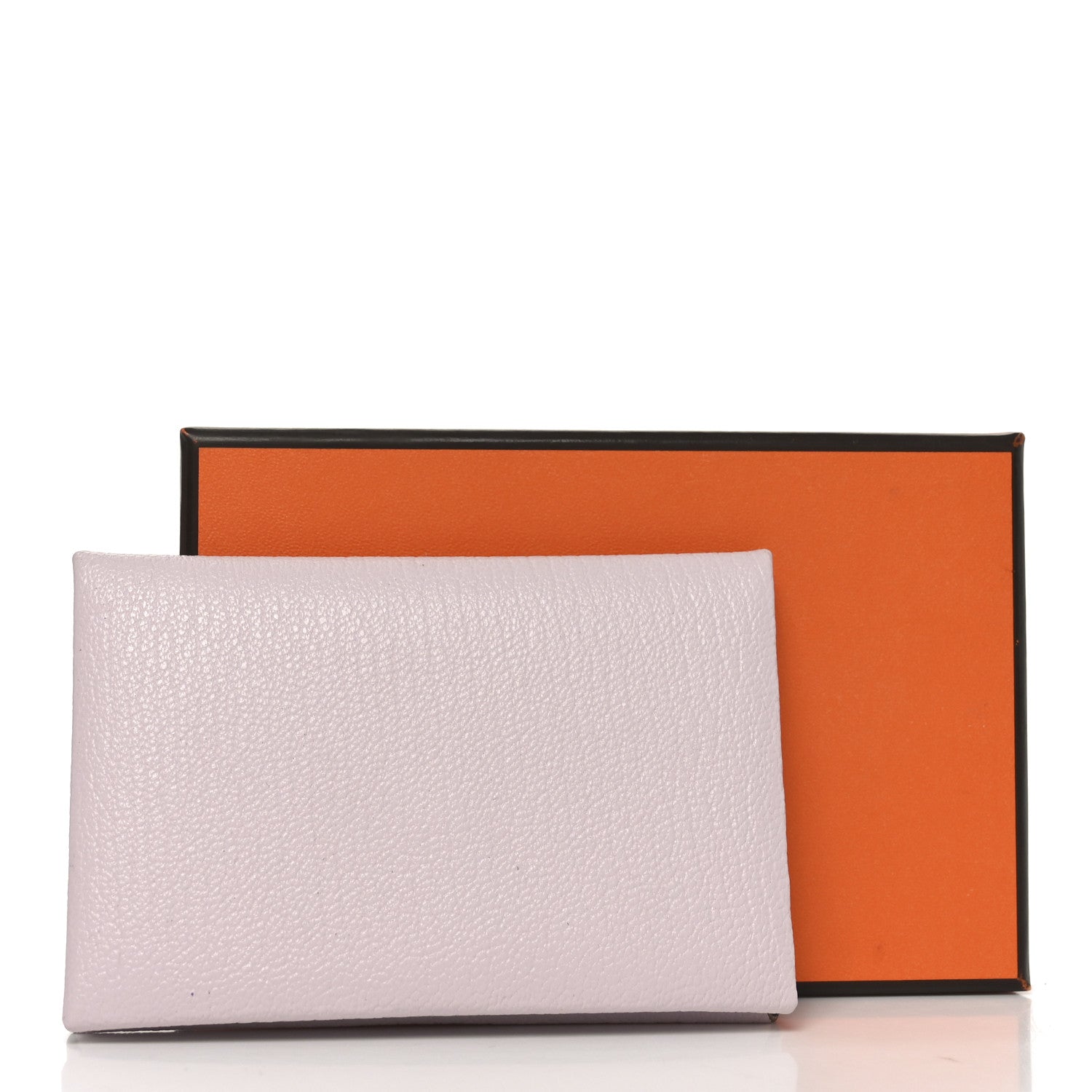 Hermes Chevre Mysore Calvi Card Case Mauve Pale 8 of 8