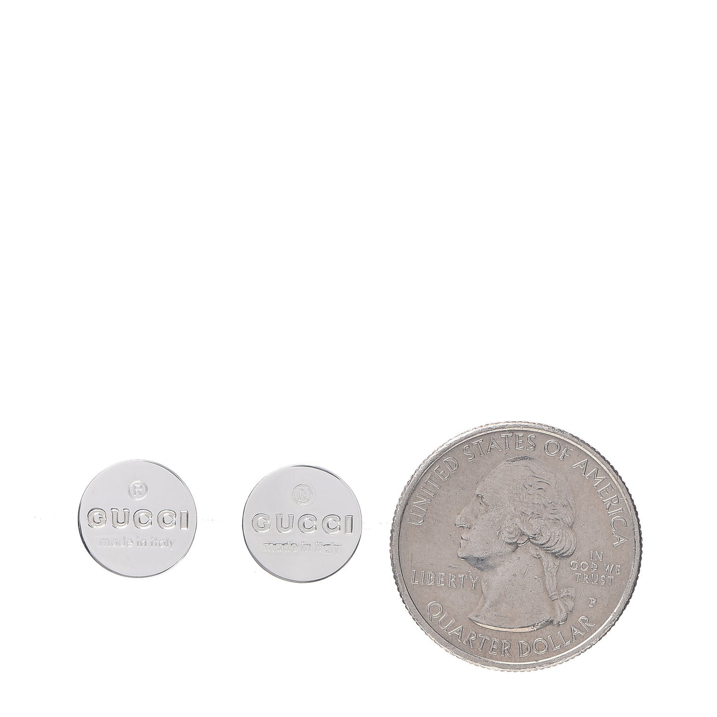 Sterling Silver Round Stud Earrings