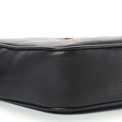 Saint Laurent Lambskin Monogram Small Lou Camera Bag Black 8 of 10