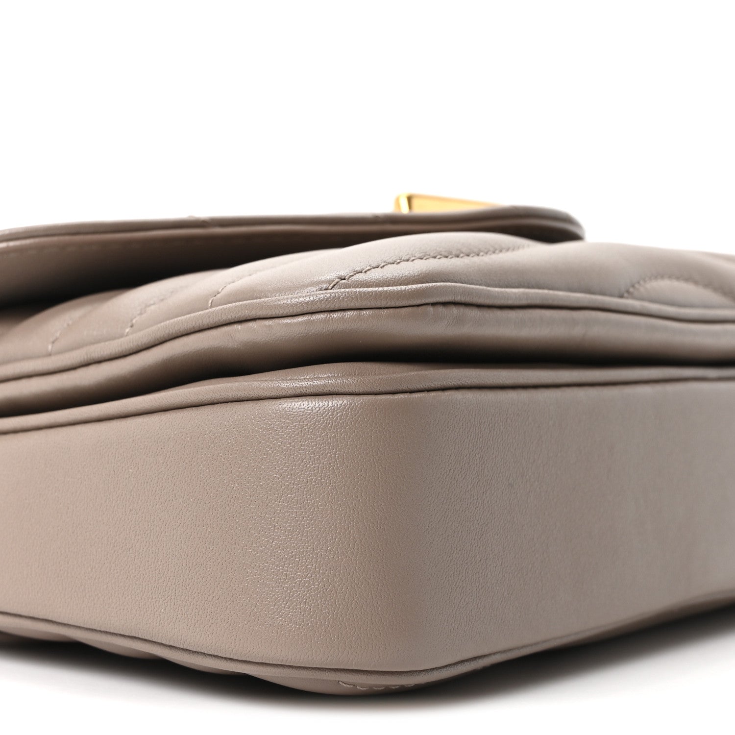 Louis Vuitton Calfskin LV New Wave Chain Bag Taupe 1857214