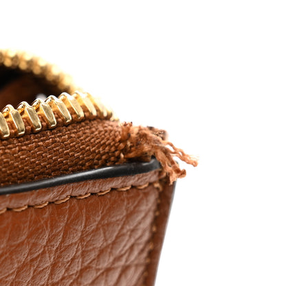 Chloe Calfskin Alphabet Flat Pouch Clutch Tan 8 of 14