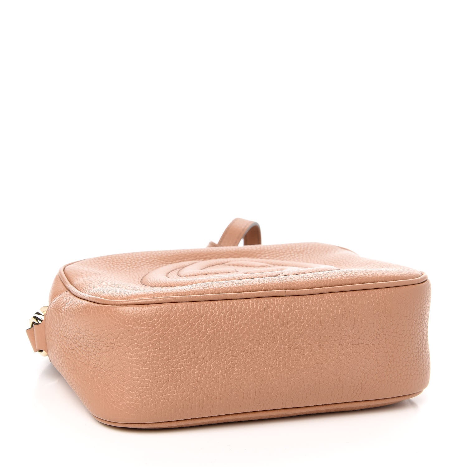 Gucci Pebbled Calfskin Small Soho Disco Bag Camelia 4 of 12
