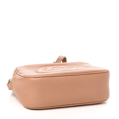 Gucci Pebbled Calfskin Small Soho Disco Bag Camelia 4 of 12