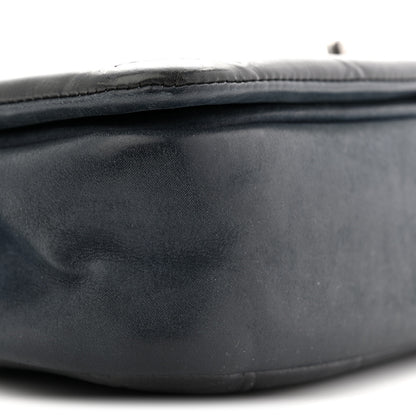 Chanel Calfskin Diamond Embossed New Chic Flap Blue 9 of 11
