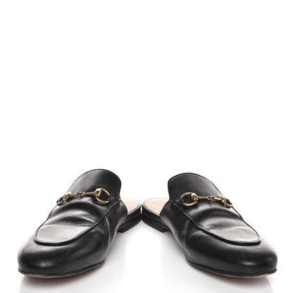 Gucci Calfskin Womens Princetown Slippers 38.5 Black 5 of 16