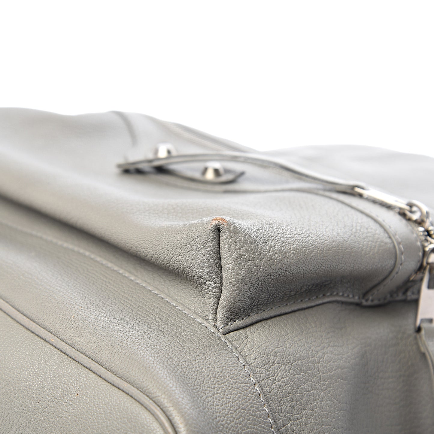 Chevre Classic Hardware Backpack Gray