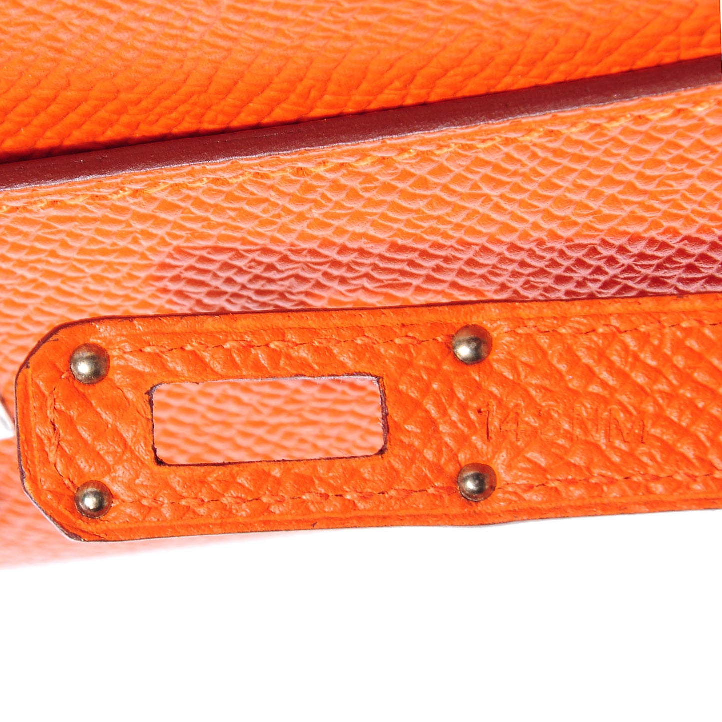 Epsom Kelly Longue Wallet Orange