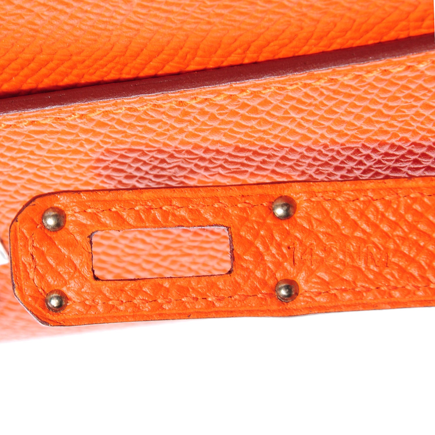 Hermes Epsom Kelly Longue Wallet Orange 8 of 18