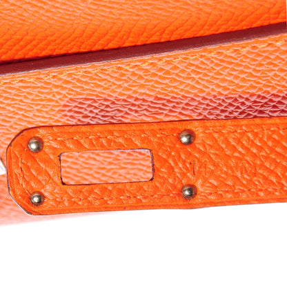 Hermes Epsom Kelly Longue Wallet Orange 8 of 18