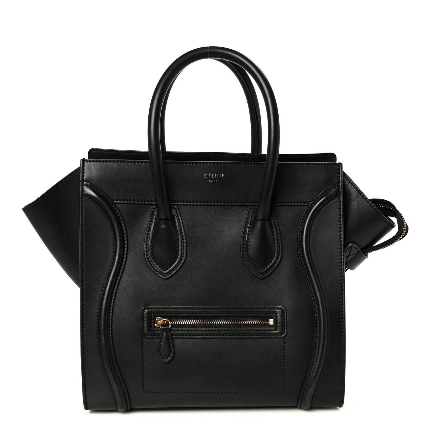 Smooth Calfskin Mini Luggage Black