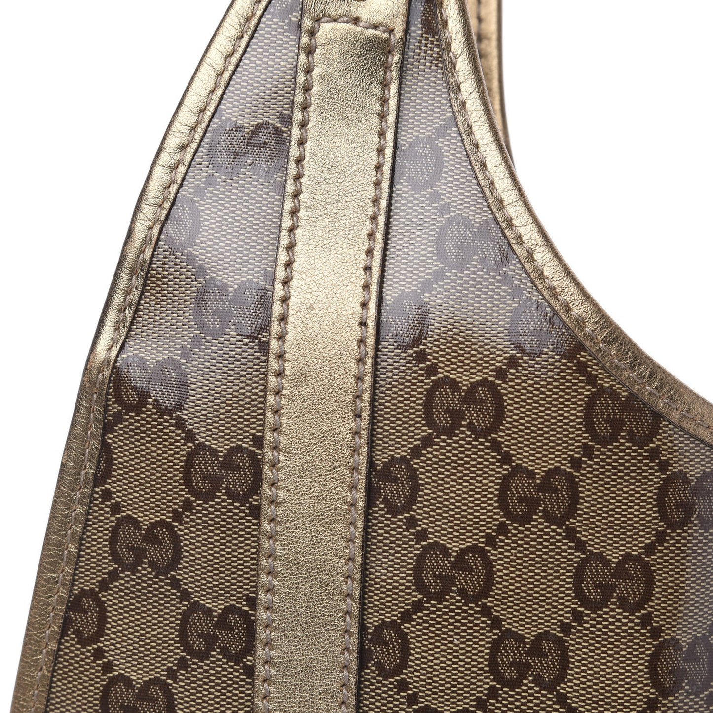 Crystal Monogram Medium Joy Shoulder Bag Bronze